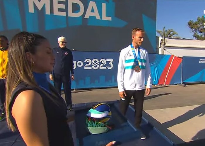 Franco Pinetti logró el bronce en los Parapanamericanos 2023