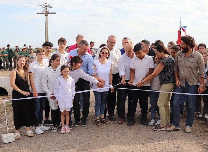 Inauguraron nuevas trazas de Caminos de la Ruralidad en el departamento Castellanos