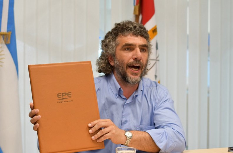 Caussi presentó un balance de gestión al frente de la EPE