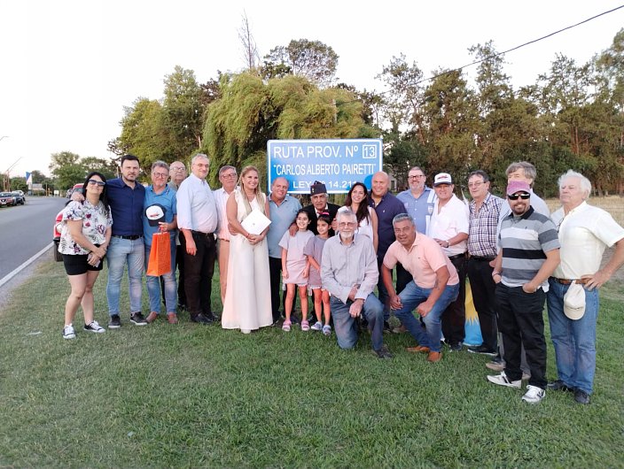 Un tramo de la Ruta 13 lleva el nombre de 