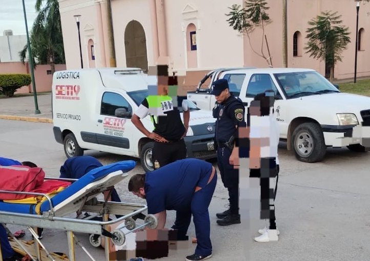 Accidente de tránsito con lesiones reservadas en Morteros