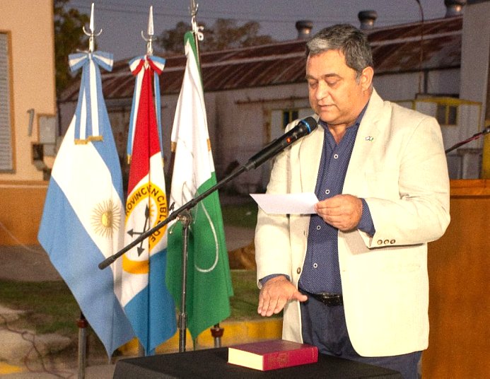Cristian Piumatti comenzó un nuevo período al frente de la Comuna de Arrufó