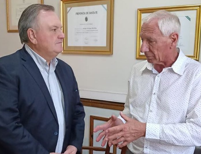 Michlig se reunió con el Intendente de Suardi y Concejales de San Guillermo