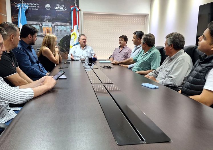 Michlig estuvo en San Cristóbal y adelantó que se reunirá con Pullaro por obras viales