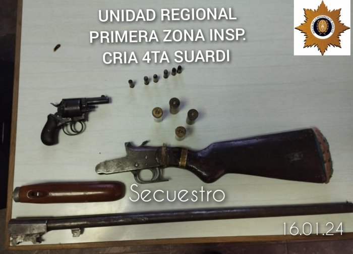 Allanamiento en Suardi por un hecho de violencia familiar