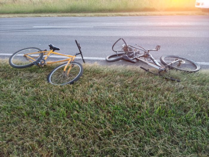 Ciclista fue chocada por un camión en Villa Trinidad