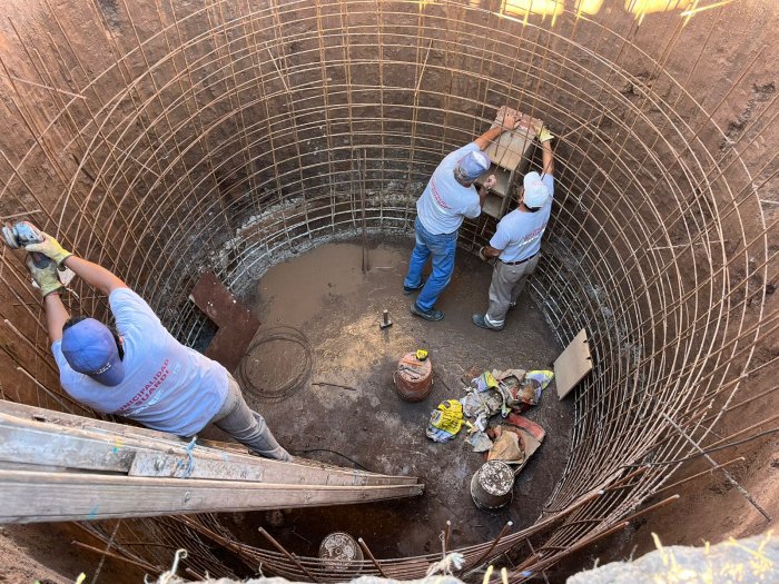 Suardi: Trabajan en la estación elevadora de cloacas del Bo. Sarmiento