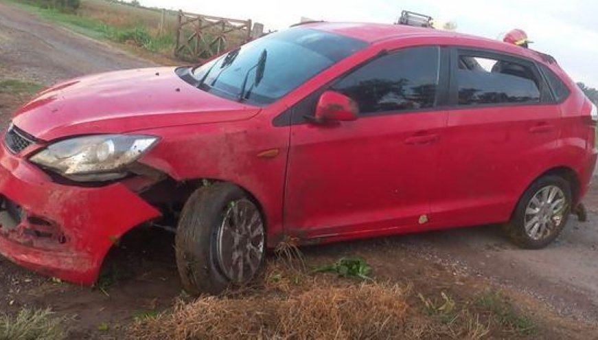Se accidentaron dos mujeres en jurisdicción de Brinkmann