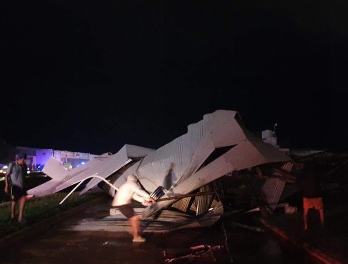 La tormenta provocó daños importantes en San Francisco