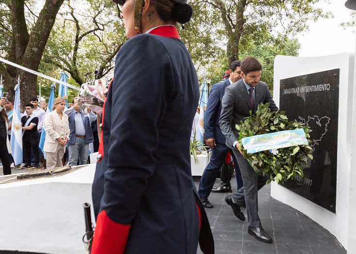 Pullaro dijo que Malvinas puso de relieve valores como la confraternidad y la unidad