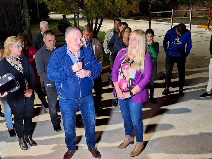 Ceres: Michlig y Dupouy inaguraron obras y presentaron nuevos camiones municipales