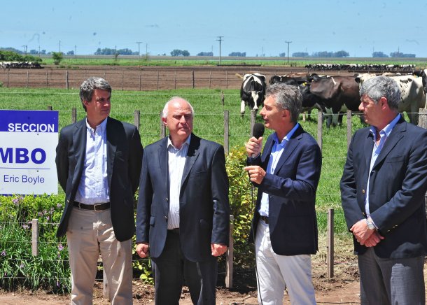 Sin sorpresas, Macri dió a conocer ayudas para la lechería