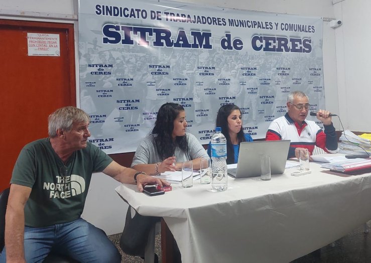 Los municipales de SITRAM respaldaron la gestión de Antonio Ruíz
