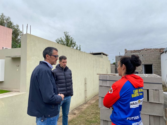 Morteros: El Intendente Demarchi recorrió obras en el club Urquiza