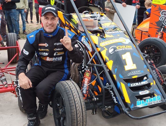 Volvió el midgets y volvió a ganar Mariano García
