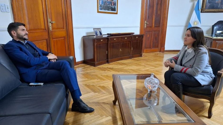 Dianela Michlig se reunió con el Gobernador Pullaro