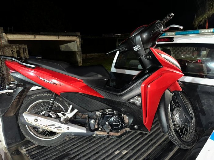 Freyre: Secuestraron una moto en la que transitaban jóvenes de Frontera
