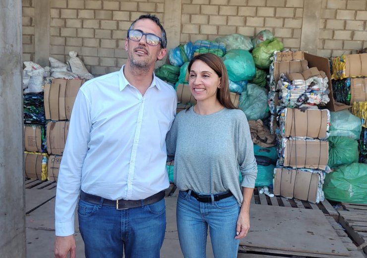 La Ministra Flores visitó Morteros y pidió trabajar en equipo para tener éxito en la gestión ambiental