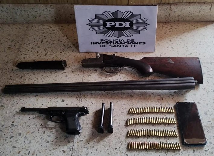 La PDI de Ceres recuperó armas robadas días atrás