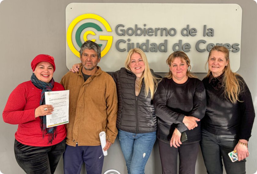 Ceres: El municipio pasó a planta permanente a cuatro empleados