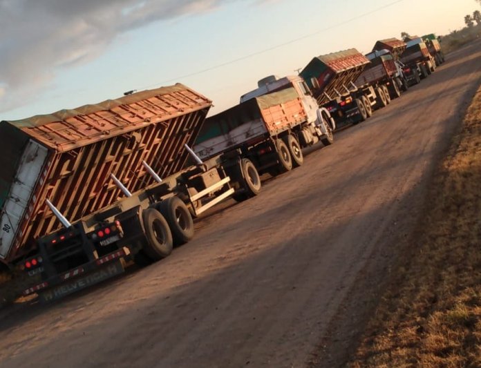 Col. Bossi: Llega el ripio para el mejoramiento de la ruta 22