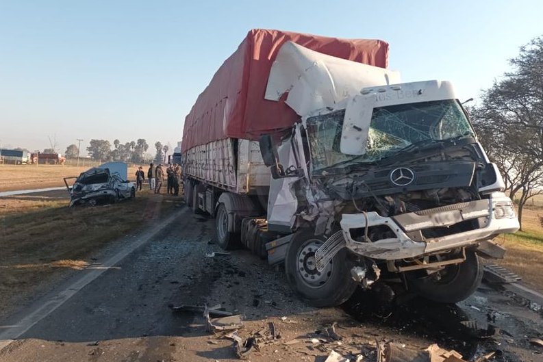 Grave choque en cadena en ruta 34 a la altura de Tacural