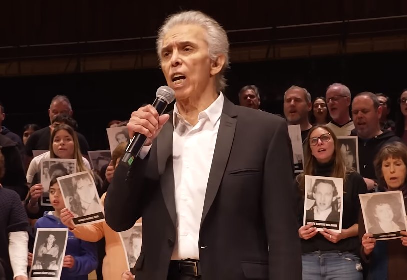 Canto colectivo por la verdad y justicia a 30 años del atentado a la AMIA