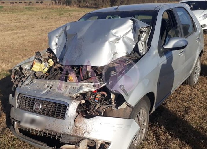 El humo generó un choque por alcance en ruta 34