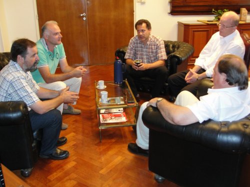 El Ministro Contigiani se reunió con dirigentes de Meprolsafe