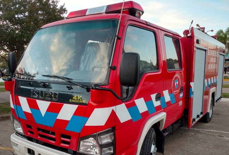 Bomberos de Suardi tuvieron que sofocar dos incendios rurales