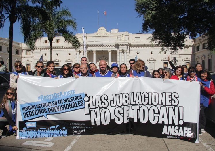 AMSAFE para y se moviliza por la reforma jubilatoria