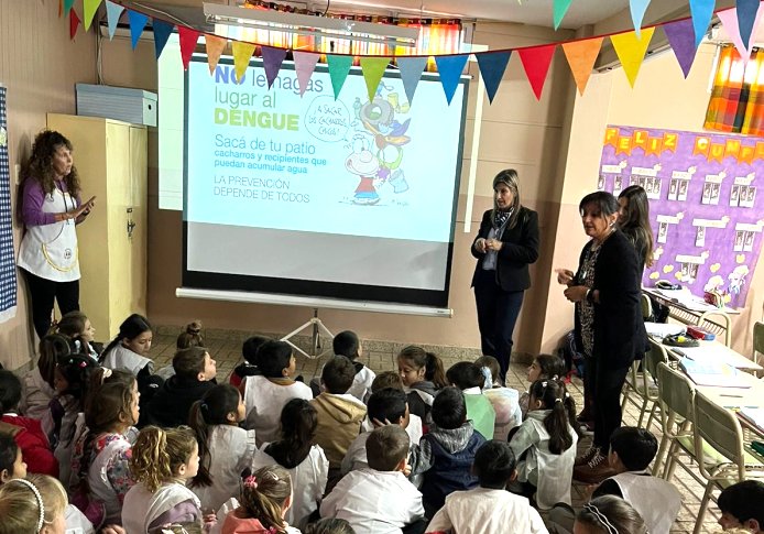 El Operativo Dengue visitó las escuelas primarias de Suardi