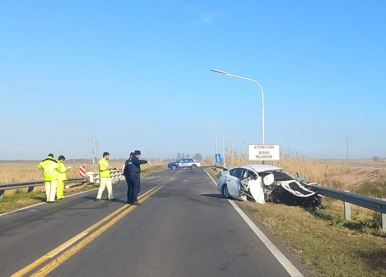 Abuela y nieto fallecieron en un accidente en La Francia