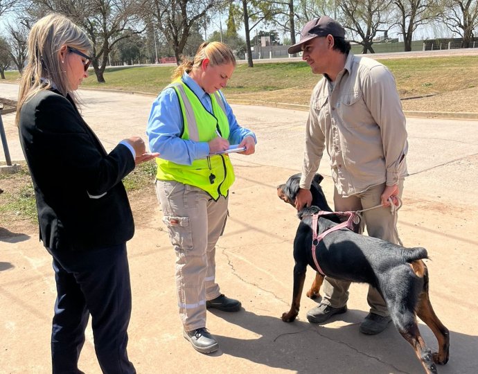 Suardi: Se vacunaron más de 600 mascotas en la campaña antirrabica