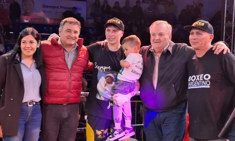 Michlig presente en la gran victoria de Iván Actis
