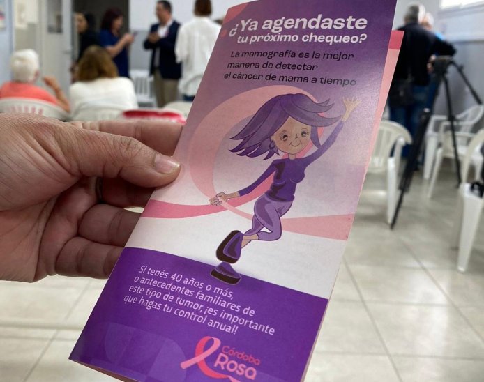 En el Mes Rosa, Morteros incentiva controles para prevenir el cáncer de mamas