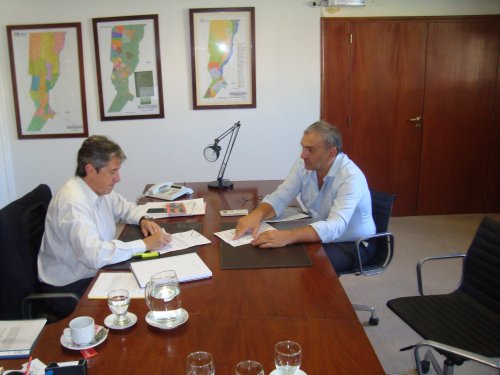 Calvo volvió a pedir mejoras y obras en rutas del Depto. Castellanos