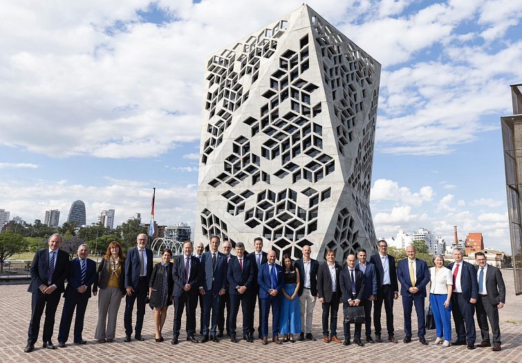 Demarchi se reunió con embajadores de la Unión Europea para impulsar acciones climáticas