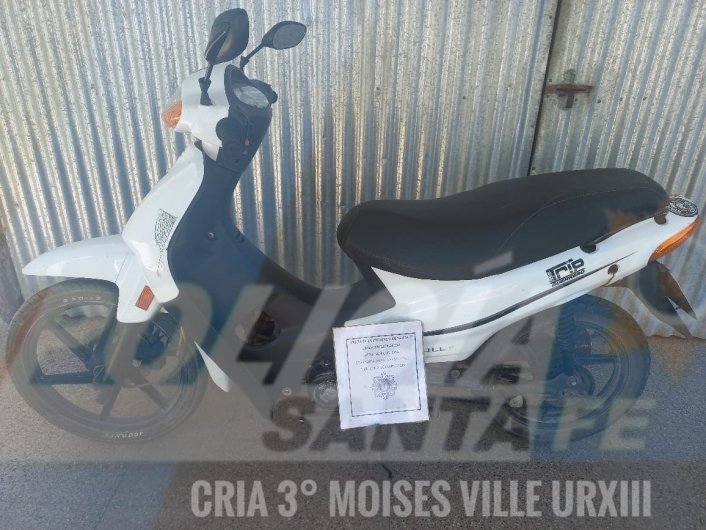 Recuperaron en Galisteo una moto robada en Moisés Ville