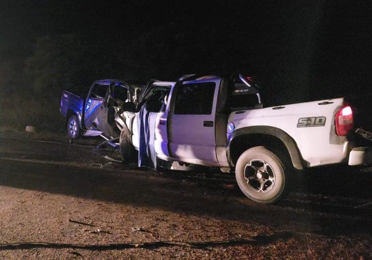 Tres muertos en un choque frontal en jurisdicción de El Tío