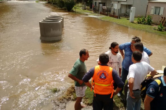 La provincia asiste a Col. Margarita afectada por el temporal