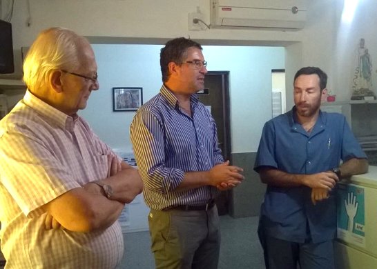 Freyre: Pastore presentó al nuevo equipo de salud del Hospital
