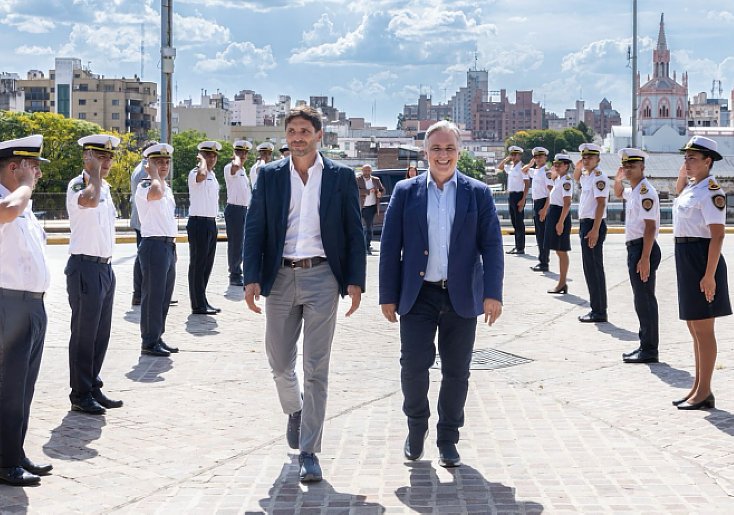 Pullaro y Llaryora volvieron a pedir por la eliminación de las retenciones