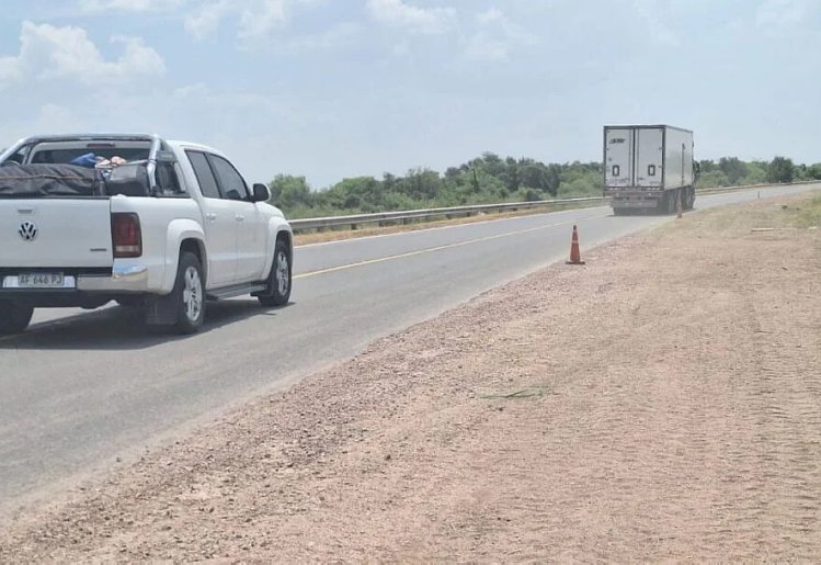 Arrufó: Vialidad Nacional reparó una banquina descalzada en la Ruta 34