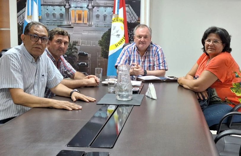 El Senador Michlig se reunió con Presidentes Comunales por gestiones ante el gobierno provincial
