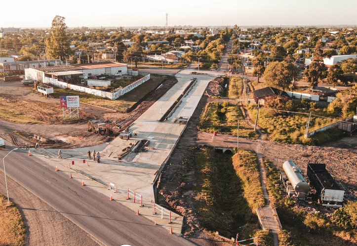 Culminaron la pavimentación de uno de los principales accesos a Ceres