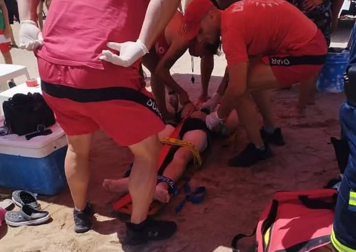 Joven lesionado de gravedad al arrojarse a la laguna en Miramar 