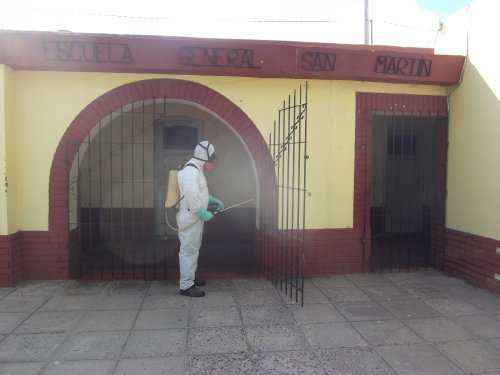 Brinkmann: El municipio realiza fumigaciones en instituciones y escuelas