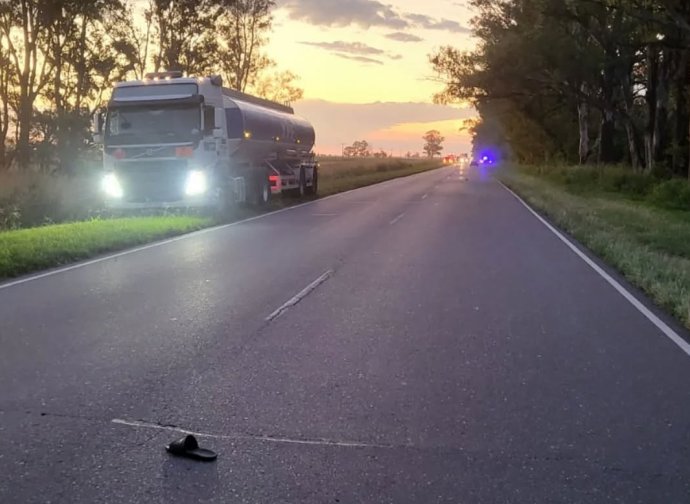 Se accidentó un motociclista en cercanías de La Paquita