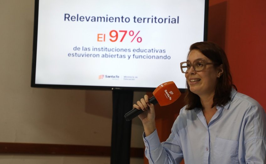 La provincia informó que el 97 % de las escuelas estuvieron abiertas y funcionando el 24 de febrero